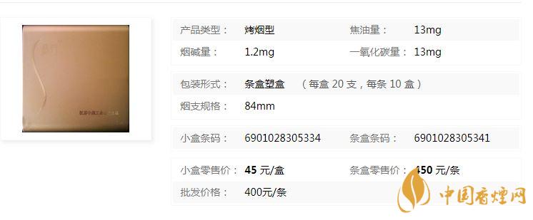 蘇煙軟金砂xs多少錢一包價格？蘇煙軟金砂XS價格及參數(shù)一覽